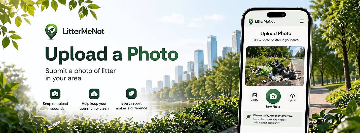 Report page preview with a simple upload and camera-first flow